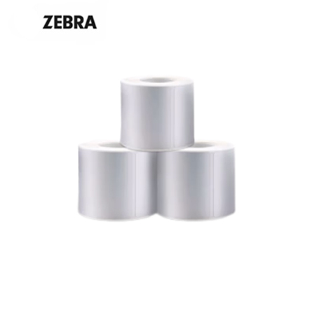 ZEBRA 斑马2100T 斑马通用耐久型哑银聚酯标签 60X 40mm 1000张/卷